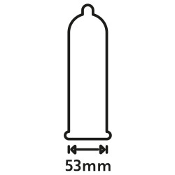 Secura Condoms Préservatifs fins Extra Feel 53mm x12